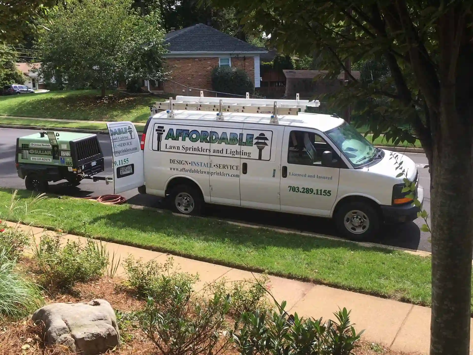 Affordable Lighting Installation Truck