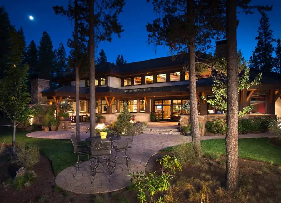 New outdoor lighting installation