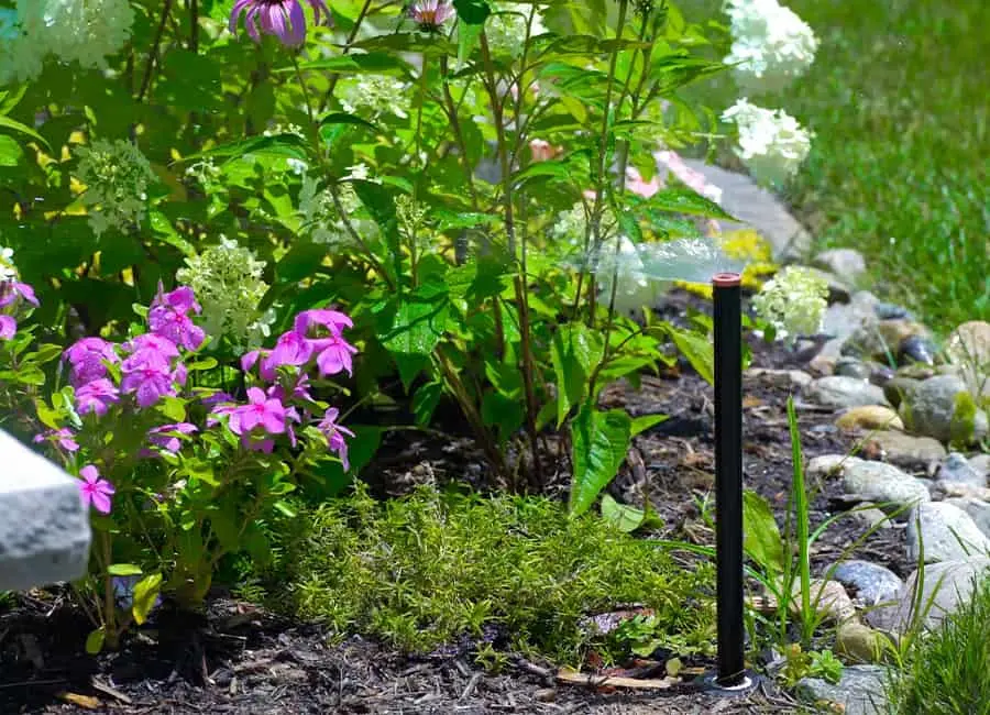 New irrigation system installation